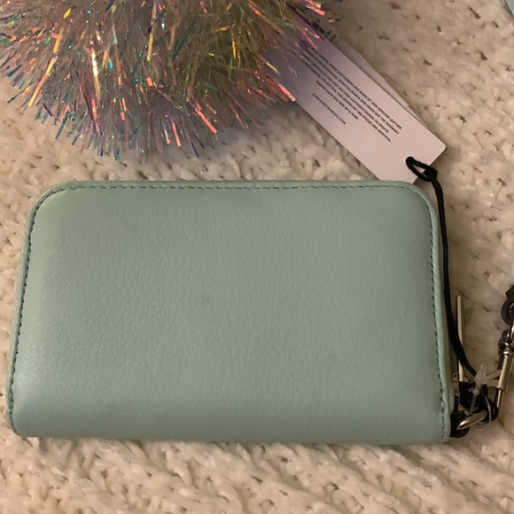 Aimee Kestenberg mint zippered wallet wristlet - Picture 2 of 9